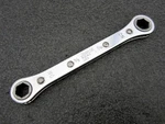 Vintage Snap-on 3/8" 7/16" Ratcheting Box End Wrench R1214S Usa. Fixed Price $15.95.