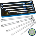 Yiyeie 5-PIECE Long Box End Wrench Set, Extractor. Fixed Price $67.99.