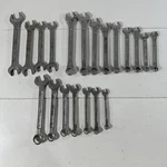 Gedore Spanner Assorted Wrenches Metric Sae Open End And Combination India Tools. Fixed Price $25.00.