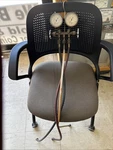 Robin Air Hvac Manifold Gauge Set R-12 R-22 R-502 3-VALVE Brass Hoses Vintage. Fixed Price $25.00.