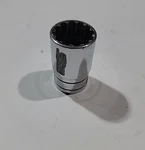 Snap-on Tools, SES241 3/4" Shallow Chrome Socket, 1/2" Drive, Spline **used**. Fixed Price $34.99.