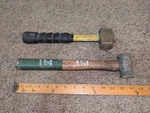 Brass Hammer 2X Lot: Proto And Nupla, Non-sparking Non-marring, Made Usa. Fixed Price $50.00.