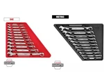 Milwaukee 48-22-9411 & 48-22-9511 Sae/metric Combination Wrench Sets. Fixed Price $150.00.