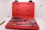 Snap-on Tools 222AFSP 3/8" Drive 6 Point Piece Sae Chrome Socket Set Usa. Fixed Price $399.99.