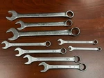 Combination Bundle - 9 Wrenches, Chrome Vanadium Drop Forged, Metric. Fixed Price $18.99.