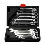 Flzosper 12PC. Tightspot Flex-head Ratcheting Wrench Set 8-19MM Metric Cr. Fixed Price $49.32.