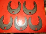 Ratcheting Crowfoot New 1/2" Drive 7/8''--2 --lot Of 5 = Made Usa. Fixed Price $79.95.