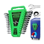 12-PIECE Ratcheting Wrench Set, Sae 1/4 3/4 Inch Combinat... Fast Ship. Fixed Price $42.39.