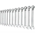 Gearwrench Metric Reversible Combination Ratcheting Spanner Set 9620N 12PIECES. Fixed Price $335.83.
