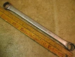 Vintage Williams Superrench 7033A 15/16" 7/8" Angle Box End Wrench Usa. Fixed Price $20.00.