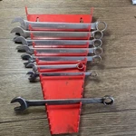 Snap-on Standard Length Combination Wrench Set 8 Pc. Fixed Price $100.00.
