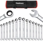 14PIECE Wrench Set Ratcheting Metric 619MM Fixed Head Comb. Fixed Price $63.41.