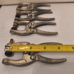 Vintage Aviation Clamps 4.5" Set Of De-sta-co 424 Plier Toggle Usa Made. Fixed Price $69.00.