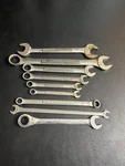 Vtg Craftsman 9 Pc Sae 12PT Combination Wrench Mixed Set -va-vv-v 42417. Fixed Price $28.00.