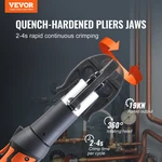 Vevor Pro Press Tool Pipe Crimping Kit Battery 1/2" 3/4" 1" Jaw. Fixed Price $838.58.