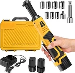 Cordless Electric Ratchet Wrench Set, 550RPM, 45FT-LBS, 16.8V Extended. Fixed Price $63.84.