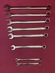 Snap-on 8PC 12PT Sae Standard Flank Drive Combination Wrench Set 3/8"-1" OEX711B. Fixed Price $249.99.