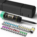 Hiners 31 Piece Torque Screwdriver Wrench Set 1/4" 10-80 Inch Pounds Lbs. Fixed Price $54.01.