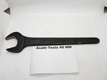 Asahi Tools Open End Machine Wrench Metric 45 Mm Forged Steel SN42. Fixed Price $44.00.