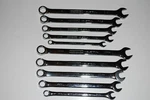 Craftsman Industrial 10-PC 12-PT Inch/metric Full Polish Combination Wrench Set. Fixed Price $89.95.