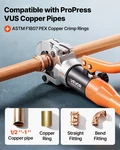 Vevor Hydraulic Pro Press Tool Kit With 8 Jaws Copper Pipe Crimper. Fixed Price $137.99.