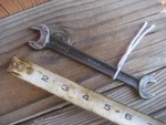 Vintage Superslim 1/4W & 5/16W British Standard Whitworth Spanner Wrench England. Fixed Price $15.85.