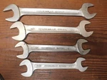 Vintage "stahlwille" Stabil 4 Pc. Sae Open End Wrench Set. Fixed Price $29.95.