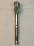 Vintage Husky Pro 1/4" Drive Quick Release Ratchet 20800P. Fixed Price $15.95.