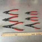 Blue Point Snap Ring Plier Pc Set PR34A, PR12A, PR32A, PR15, PR349A, PR16. Fixed Price $100.00.