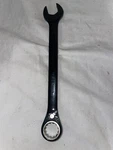 Proto JSCVM18 18MM Spline Drive Reversible Ratcheting Combination Wrench, Black. Fixed Price $29.95.