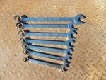 Pcs Mac Long Knuckle Saver Sae Wrench Set 1, 7/8, 13/16, 3/4, 11/16, 5/8, 9/16. Fixed Price $250.00.