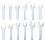 Harfington Open End Wrench 4/5.5/7/8/11/12/13/15/17/19/22/23MM Metric Silver. Fixed Price $17.18.