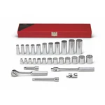 Wright Tool 340 3/8" Drive 29 Piece Standard Deep Socket Set 12-POINT. Fixed Price $411.80.