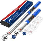 Digital Torque Wrench Set 3/8 & 1/2 Drive With Buzzer Led Flash. Fixed Price $231.99.