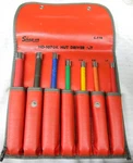 Snap-on 7PC Sae Insulated Nut Driver Set 1/4"-1/2" Kit Bag #ND-1070K. Fixed Price $120.00.
