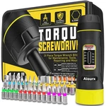 Aiourx Torque Screwdriver Set, 10-80 Inch In.-lb. Standard, Yellow. Fixed Price $42.99.