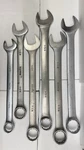 Klutch Jumbo Sae Combination Wrench 6PC Chrome Finish Non-ratcheting 1-5/16-2IN. Fixed Price $50.00.
