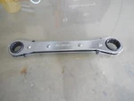 Ace Hardware Ratcheting Box End Wrench 5/8" And 3/4". Fixed Price $12.99.