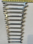 Sk S-k Tools 11PC Double Open End 1/4 Sae Wrench Set Usa 508 510R. Fixed Price $119.99.