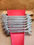 7 Vintage Drop Forged Steel Open End Wrenches 16MM - 32MM Made Germany *no Rack. Fixed Price $26.50.