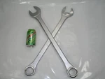 Jumbo Combination Wrench, Blackhawk 1-3/4" Pick. Fixed Price $10.99.