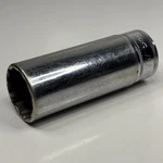 Snap On Tool SFM19 3/8 Dr 12 Pt Metric 19MM Flank Deep Socket Chrome 1990. Fixed Price $15.99.