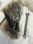 Lot Of 24 Proto Wrench: Alloy Steel, Black Oxide, 1/2 In Head Size, 7/8. Fixed Price $202.49.