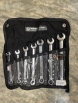 Wright Tool 907 Combination Wrench 2.0, Piece Set, Full Polish 3/8" - 3/4". Fixed Price $99.99.