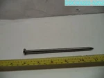 QTY=500: Grainger 60D Nails 6" Shank 3/8"D Head 1/2". Fixed Price $87.61.