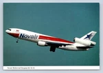 Novair Douglas DC-10-10 Aircraft Postcard Airplane Airliner G-bjzd. Fixed Price $9.34.