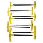 Bondhus 15338 Set Of 10 Hex T-handles, 9" Length, Sizes 3/32-3/8". Fixed Price $54.05.