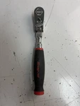 Snap On Tools Usa 3/8" Drive Ratchet Locking Flex Head Red Soft Grip FHX80B. Fixed Price $150.00.
