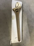 New Ampco W-74 15" Bronze/aluminum Adjustable Wrench Non-magnetic. Fixed Price $90.00.
