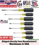 Klein Tools 85076 7-PIECE Cushion Grip Assortment Screwdriver Set New Box!. Fixed Price $49.99.